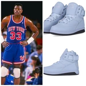 Men's Blue Athletic High-Top Sneakers